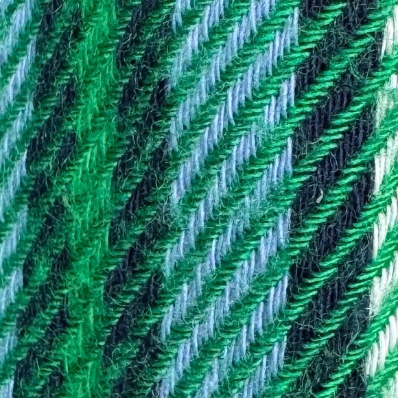 Aerie Green Plaid Button Down Pajama Loungewear Long Sleeve Shirt Size Large - Picture 12 of 16